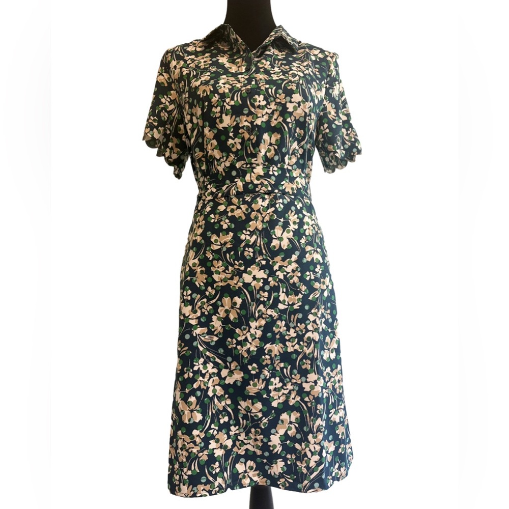 Banana Republic Factory floral tie-waist dress